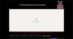 Desktop Screenshot of anantastagecraft.com